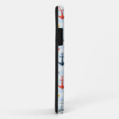 Seemuster mit Ankern Case-Mate iPhone Hülle (Hinten/Rechts)