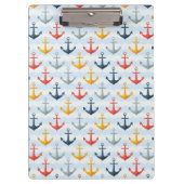 Seemuster mit Ankern Klemmbrett (Vorderseite)