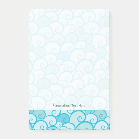 Seemuster Post-it Klebezettel (Vorderseite)