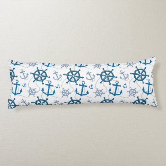 Seemuster Seitenschläferkissen (Rückseite)