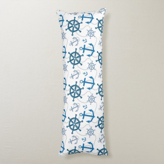 Seemuster Seitenschläferkissen (Rückseite (Vertikal))