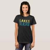 Seen Alaskas Pazifikküste Gestapelt T-Shirt (Vorne ganz)
