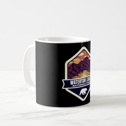Seen , Alberta � Geist der Berge Kaffeetasse (Vorderseite Links)