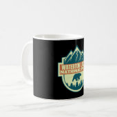 Seen , Alberta � Geist der Berge Kaffeetasse (Vorderseite Links)