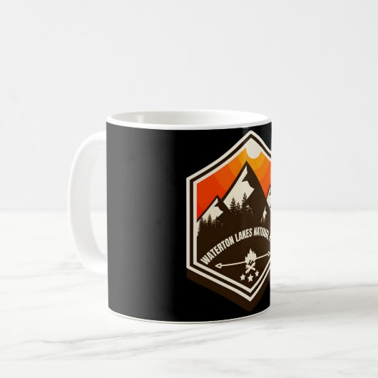 Seen , Alberta � Geist der Berge Kaffeetasse (Vorderseite Links)