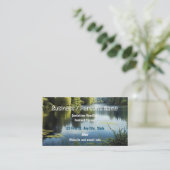 Seen Außenwelt Landschaft Friedlich Visitenkarte (Stehend Vorderseite)