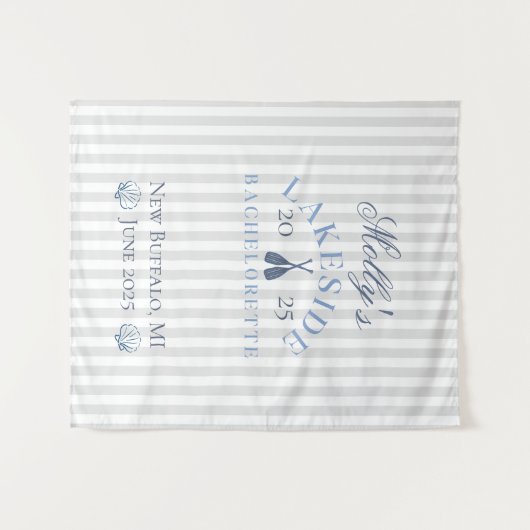 Seen Bachelorette Wandteppich (Vorderseite (Horizontal))