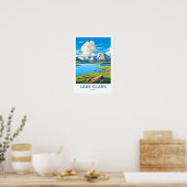 Seen Clark Alaska Reisen Print Poster (Küche)