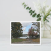 Seen Meridian Herbstsaison Postkarte (Stehend Vorderseite)