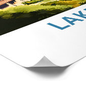 Seen Orta Italien Reisen Print Poster (Ecke)