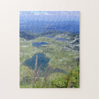 Seen Rila Berg Naturblick Bulgarien Puzzle