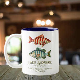 Seen Superior Seefische Zweifarbige Tasse