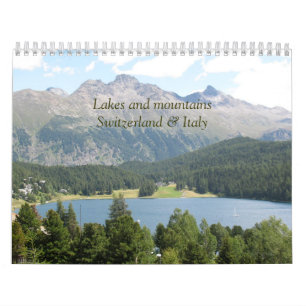 Seen und Berge Schweiz & Italien Kalender