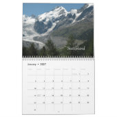 Seen und Berge Schweiz & Italien Kalender (Jan 2027)