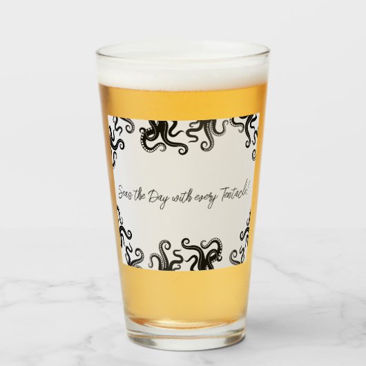 Seen und der Oktopus Glas (Vorne (Gefüllt))