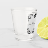 Seen und der Oktopus Schnapsglas (Links)