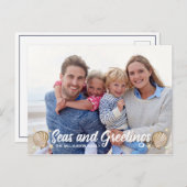 Seen und Greetings Beach Foto Weihnachten (Vorne/Hinten)