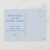 Seen und Gruß Leuchtturm Urlaub Postkarte (Rückseite)