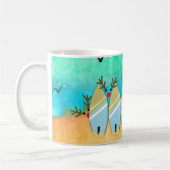 Seen und Grüße Personalisiert Weihnachten Kaffeetasse (Links)