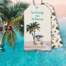 Seen und Grüße Sand Snowman Weihnachten