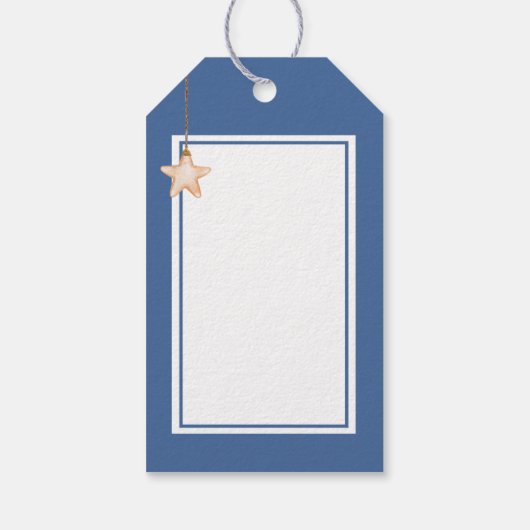 Seen und Grüße Seashell Ornament Weißholz Geschenkanhänger (Rückseite)