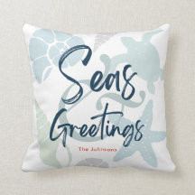 Seen und Grüße Seashell Weihnachtsfeiertag