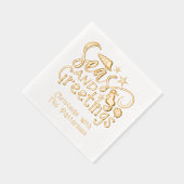 Seen und Grüße Strand Weihnachten Weihnachten Cust Servietten Mit Folie (Rechts)