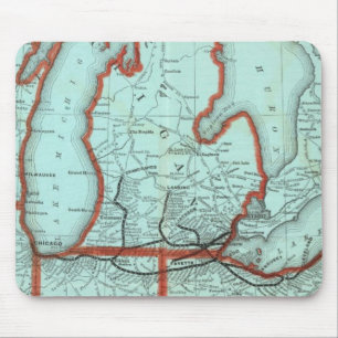 Seen und Süd-Michigan-Eisenbahn Mousepad