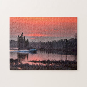 Seen und Wälder Québec. Jigsaw Puzzle