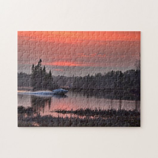 Seen und Wälder Québec. Jigsaw Puzzle (Horizontal)