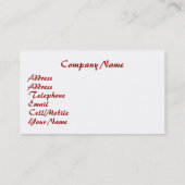 SEEN VISITENKARTE (Rückseite)