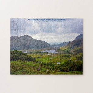 Seen von Killarney. Nationalpark Puzzle