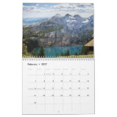 Seen Waldlandschaft jedes Jahr Kalender (Feb 2027)
