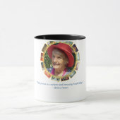 Seena einzigartige Zitat-Wecker-Tasse Tasse (Zentrum)