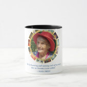 Seena ganze Zitat-Wecker-Tasse Tasse (Zentrum)