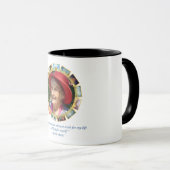 Seena starke Zitat-Wecker-Tasse Tasse (VorderseiteRechts)