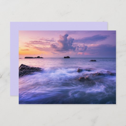 Seenebelpostkarte Postkarte (Vorne/Hinten)