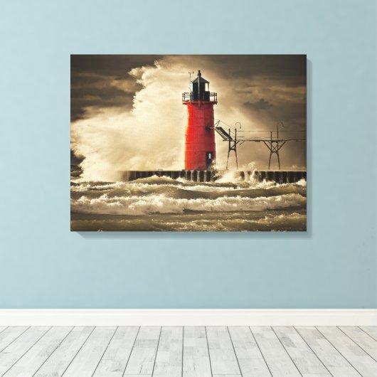 Seeneffekt Leinwanddruck (Insitu (Holzboden))