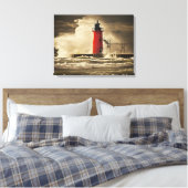 Seeneffekt Leinwanddruck (Insitu (Schlafzimmer))