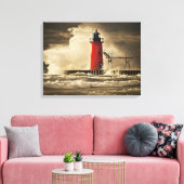 Seeneffekt Leinwanddruck (Insitu (Wohnzimmer))