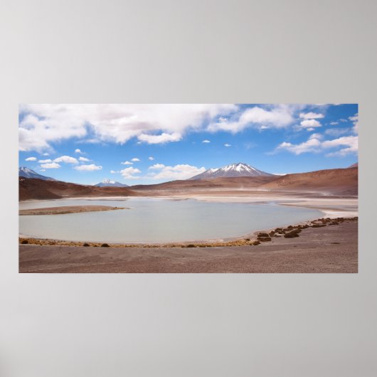 Seenlandschaft auf dem Poster Altiplano (Vorne)