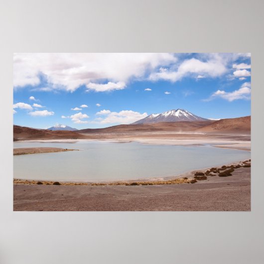 Seenlandschaft auf dem Poster Altiplano (Vorne)
