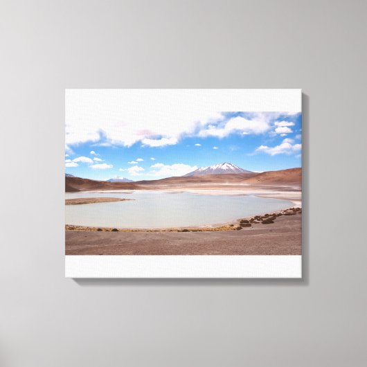 Seenlandschaft auf der Leinwand Altiplano (Vorderseite)
