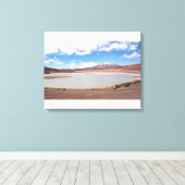Seenlandschaft auf der Leinwand Altiplano (Insitu (Holzboden))