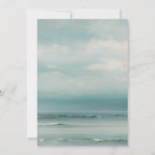 Seenlandschaft Einladung zur Hochzeit (Rückseite)