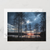 Seenlandschaft, Finnland Postkarte (Vorne/Hinten)