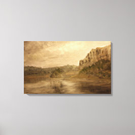 Seenlandschaft Leinwanddruck