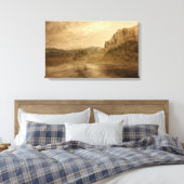 Seenlandschaft Leinwanddruck (Insitu (Schlafzimmer))