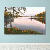 Seenlandschaft Leinwanddruck (Insitu (Holzboden))