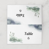 Seenlandschaft Platzkarte (Außenseite Aufgefaltet)